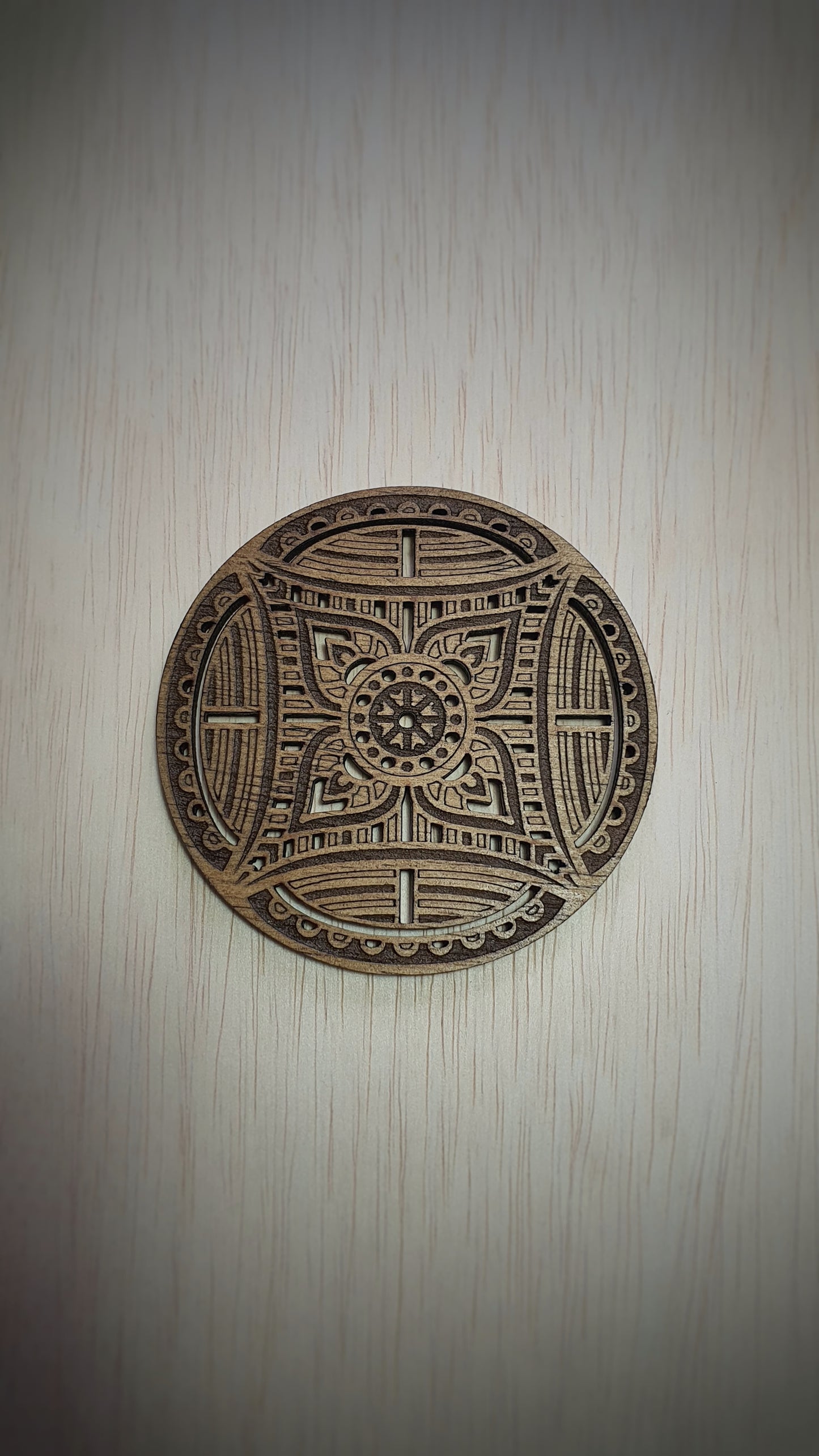 Mandala Coaster Charms