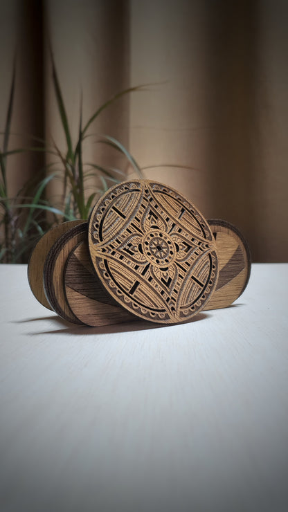 Mandala Coaster Charms