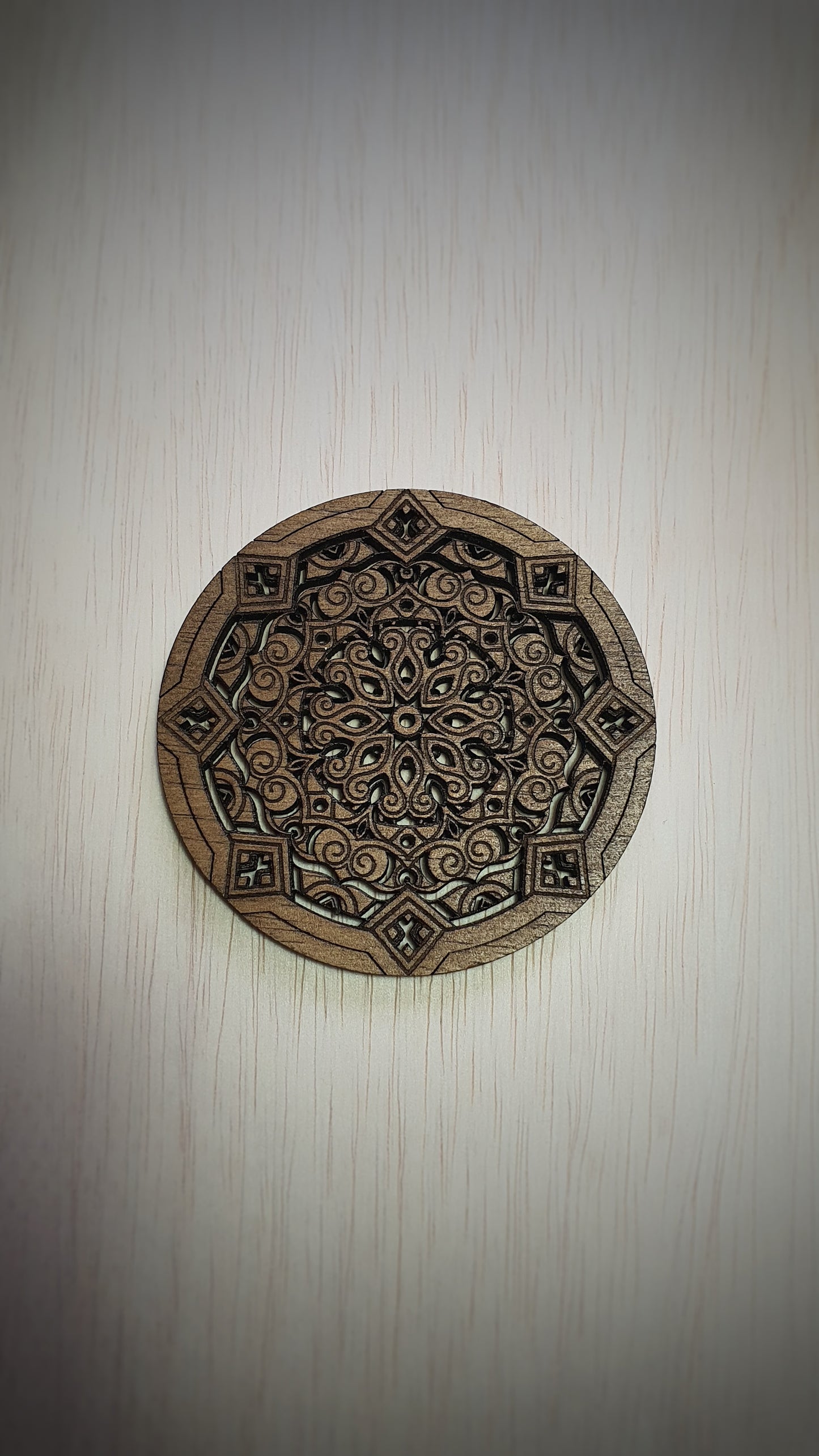 Mandala Coaster Charms