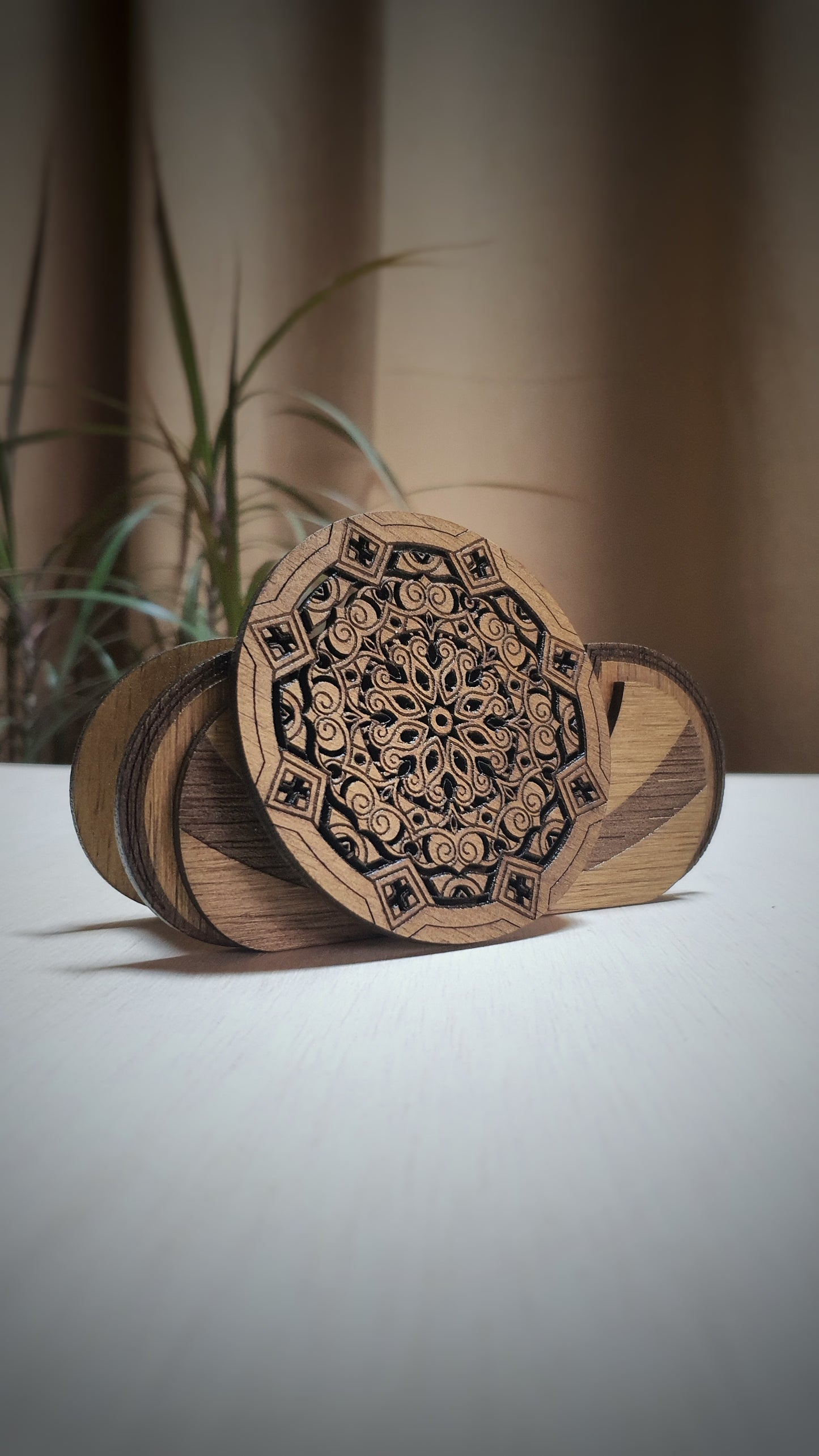 Mandala Coaster Charms