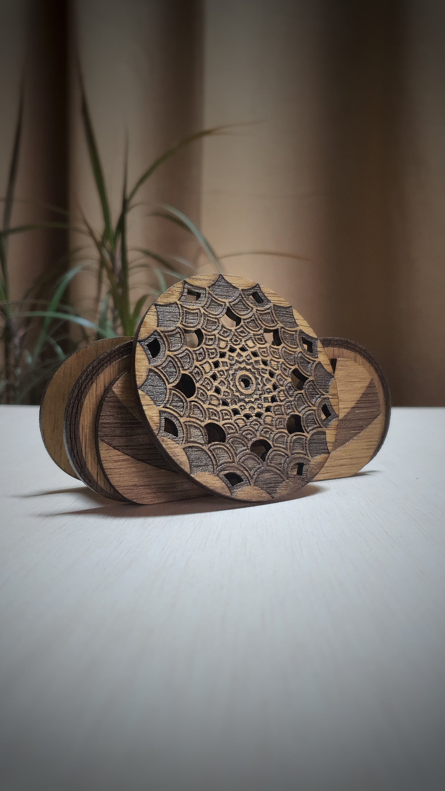 Mandala Coaster Charms