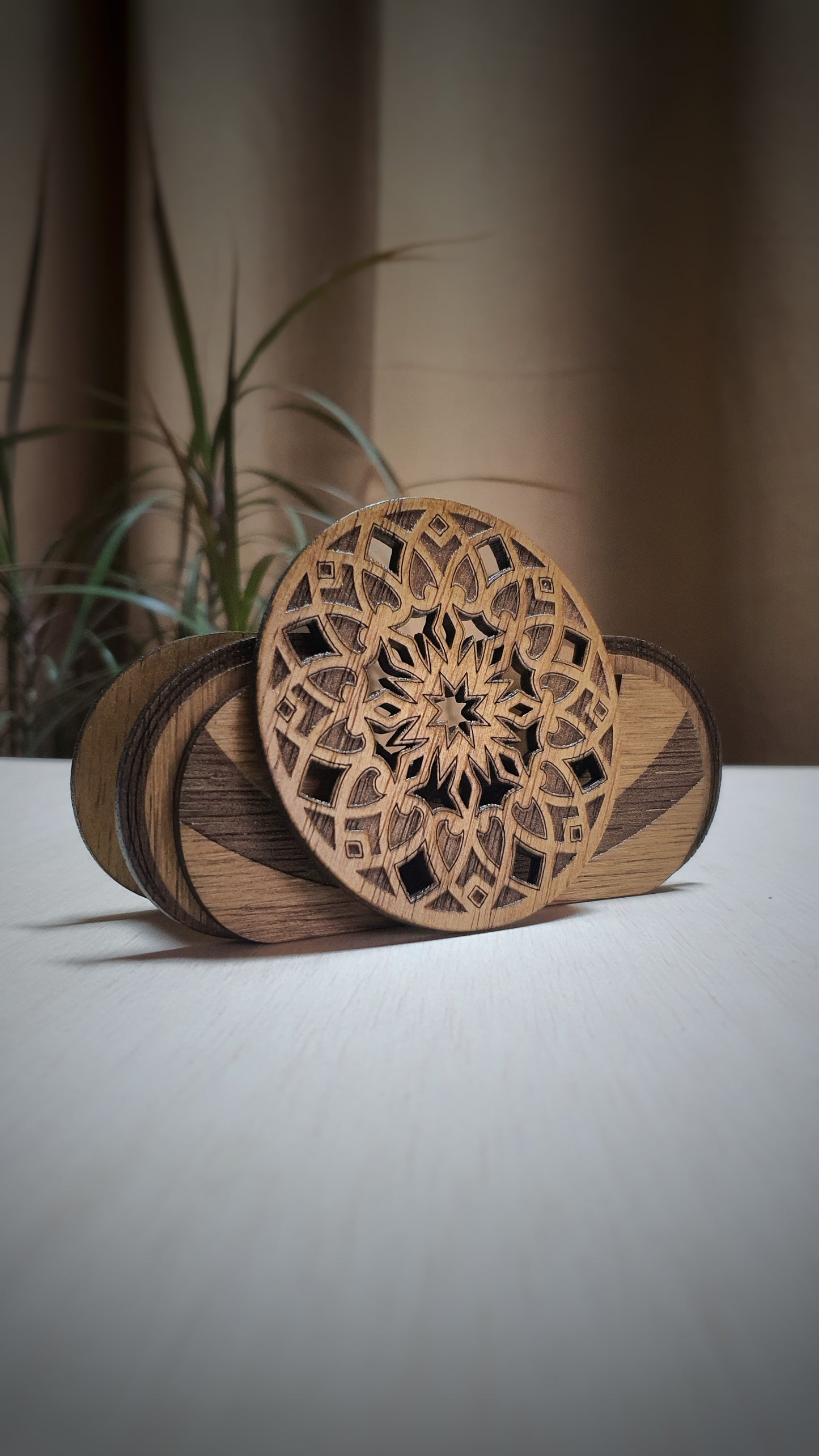 Mandala Coaster Charms