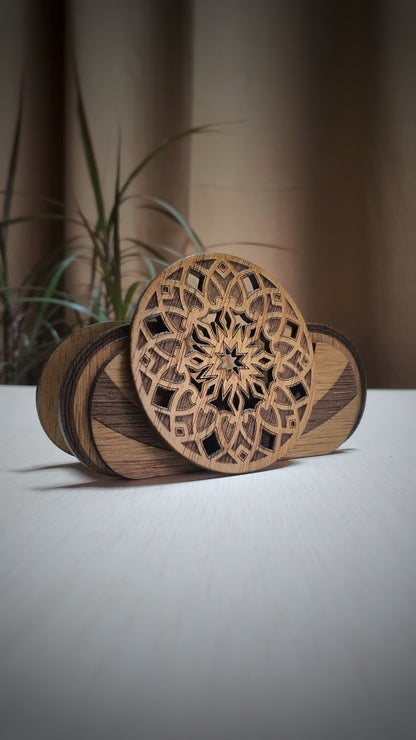 Mandala Coaster Charms