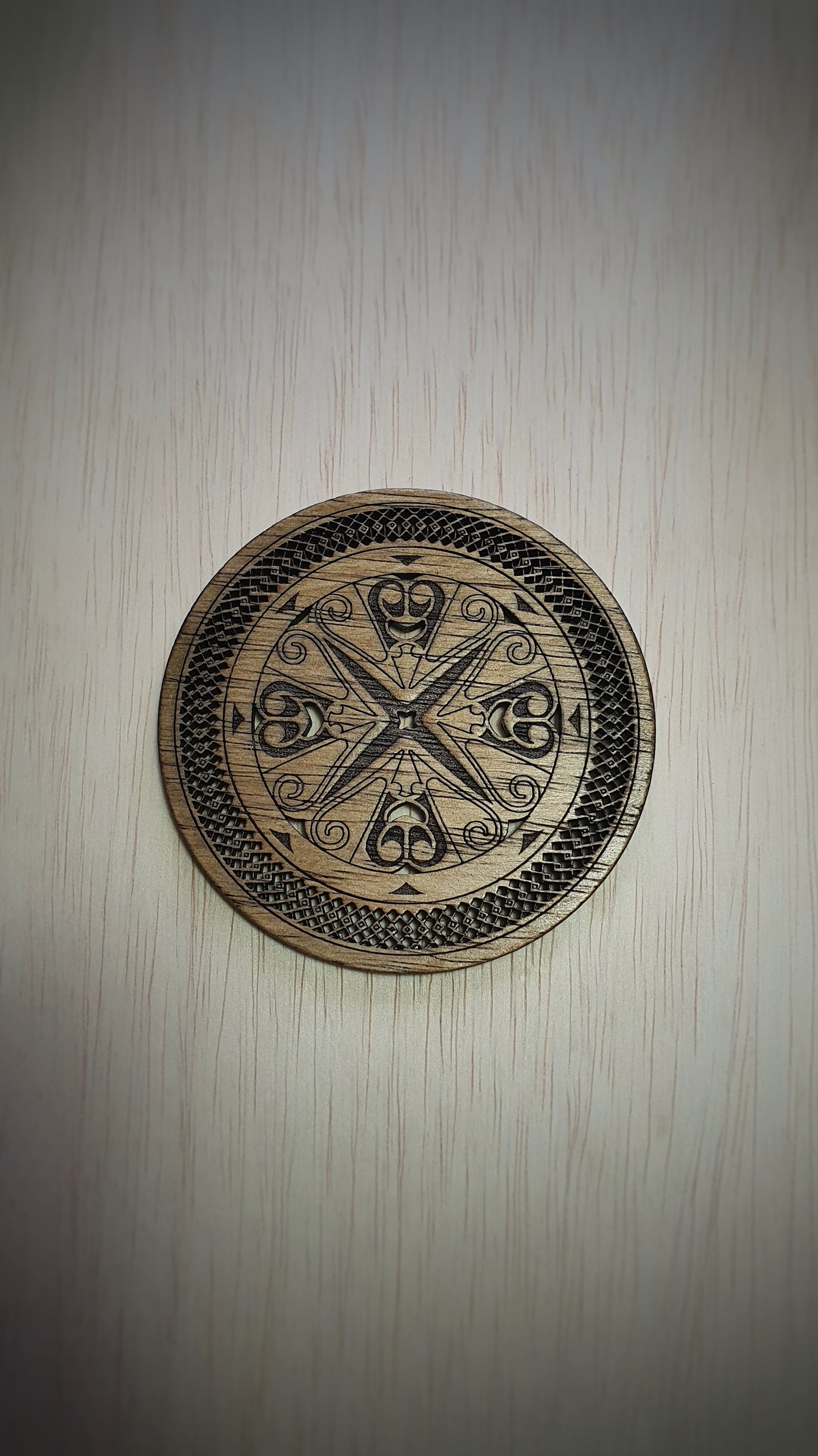 Mandala Coaster Charms