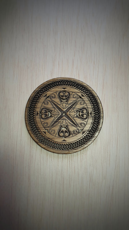 Mandala Coaster Charms