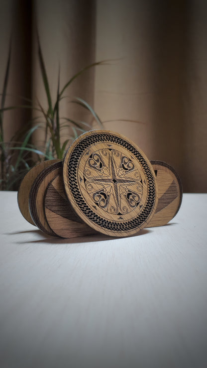 Mandala Coaster Charms