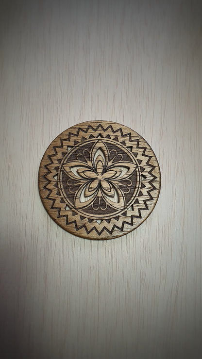 Mandala Coaster Charms
