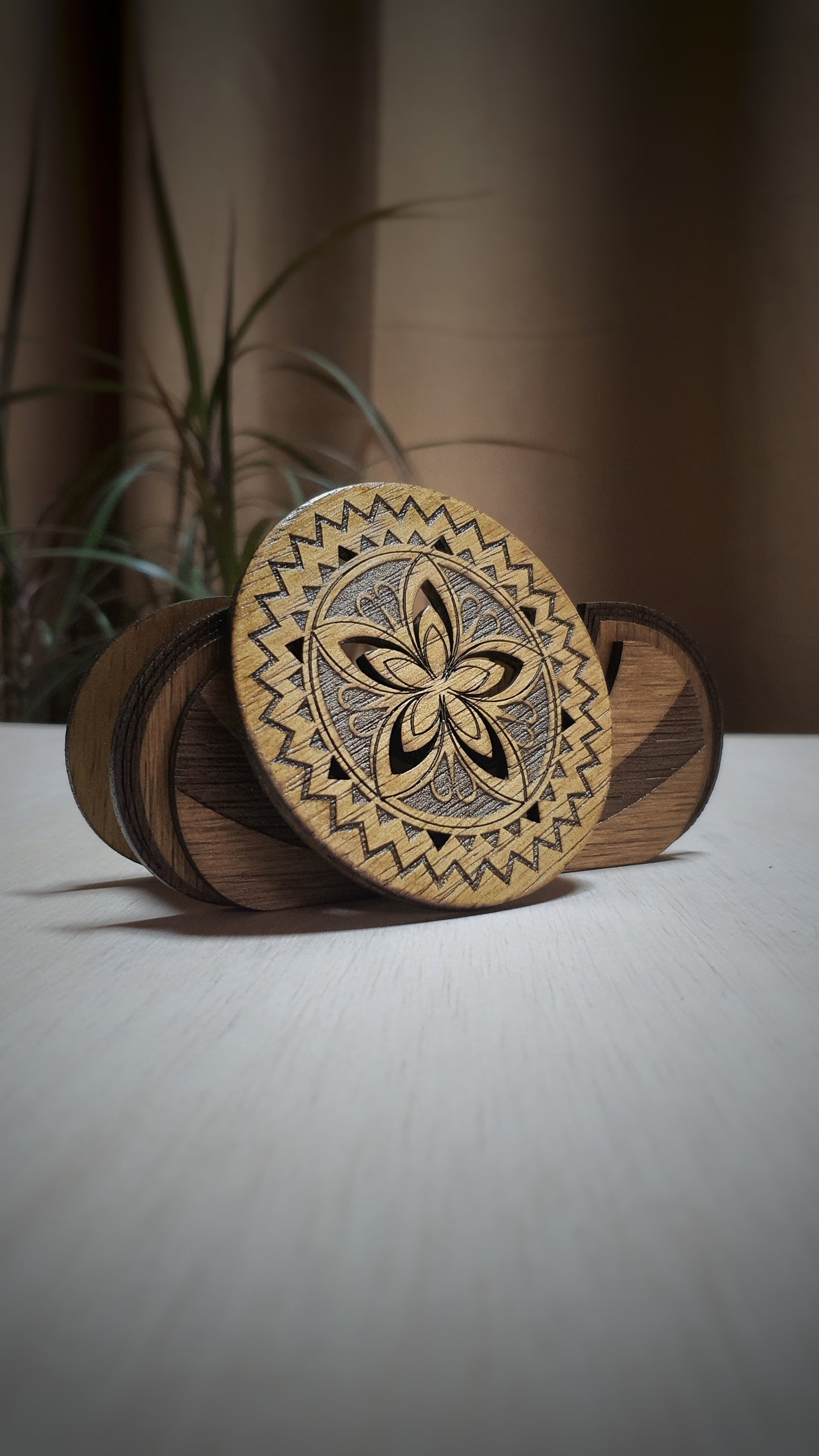 Mandala Coaster Charms