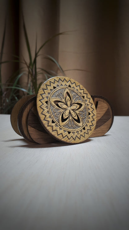 Mandala Coaster Charms