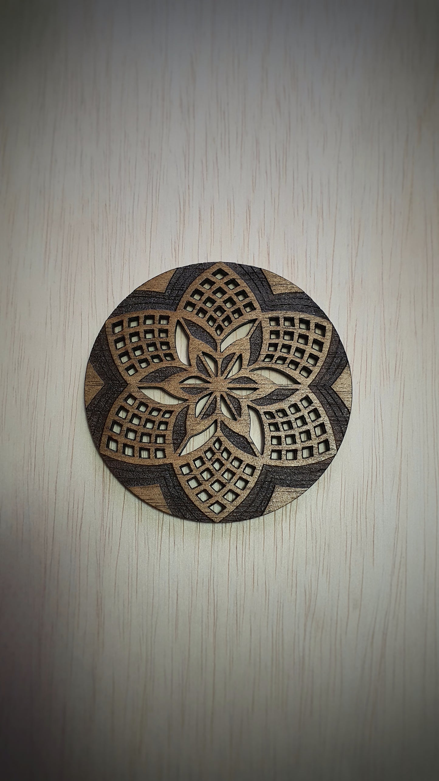 Mandala Coaster Charms