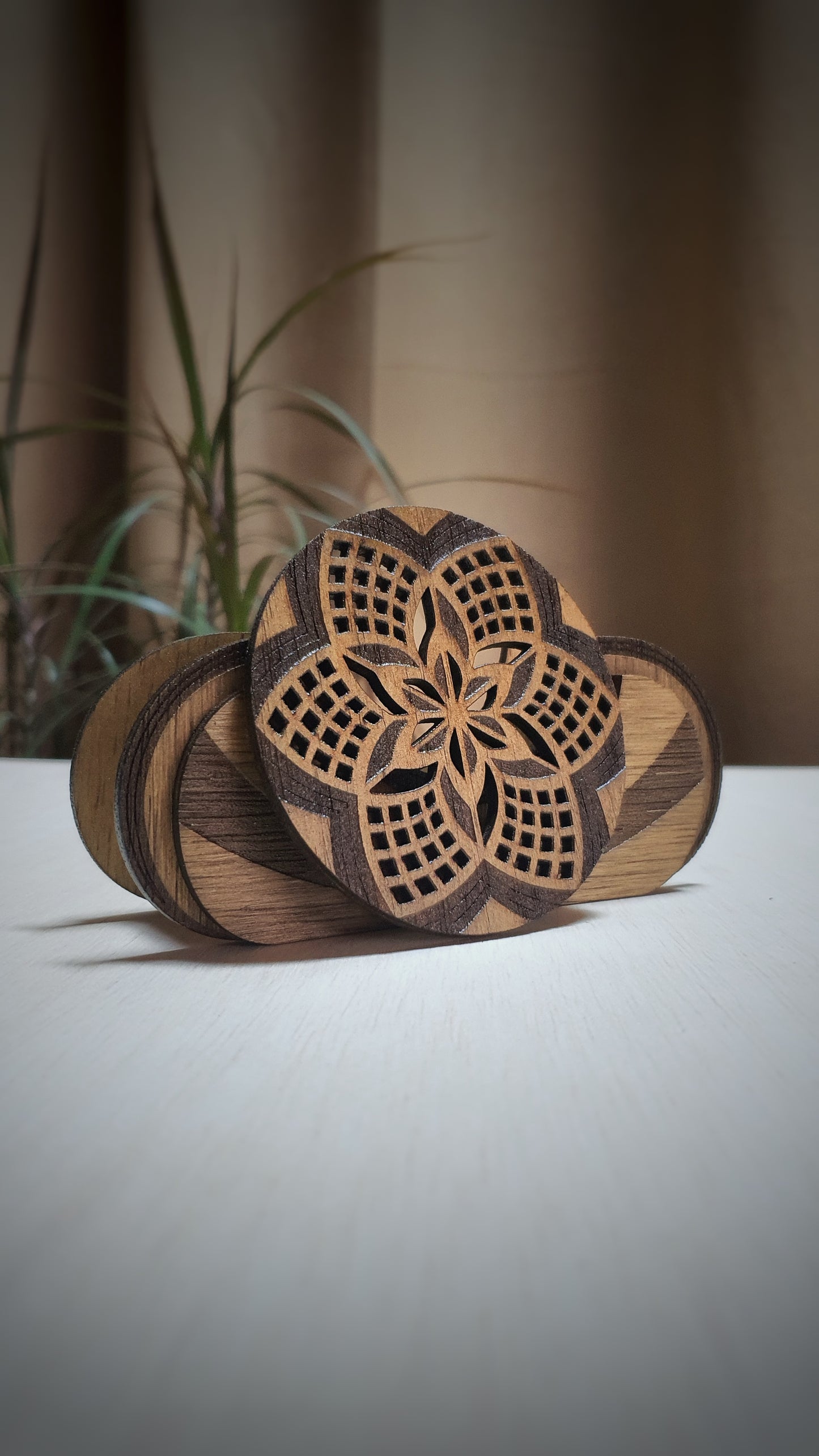 Mandala Coaster Charms
